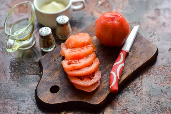 помидоры в кляре на сковороде рецепт фото 2